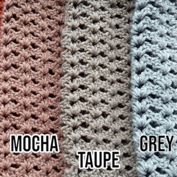 Mocha Leg Warmers OSFM crochet warm thick chunky over the knee dance premade - Picture 8 of 8